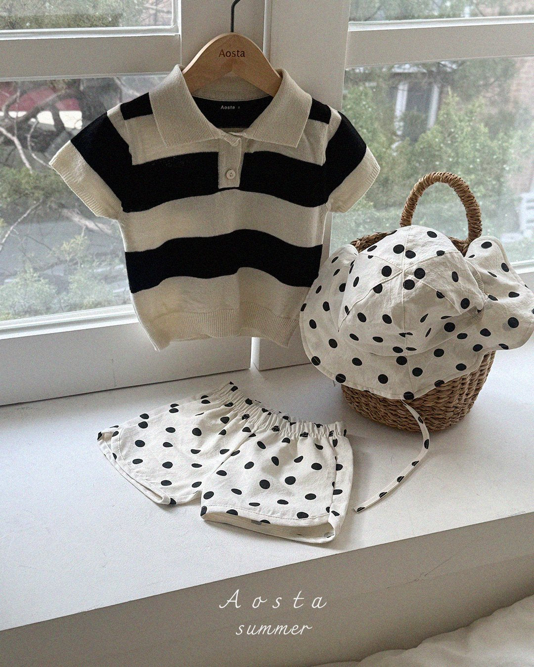 (予約) Aosta / Knit Collar T