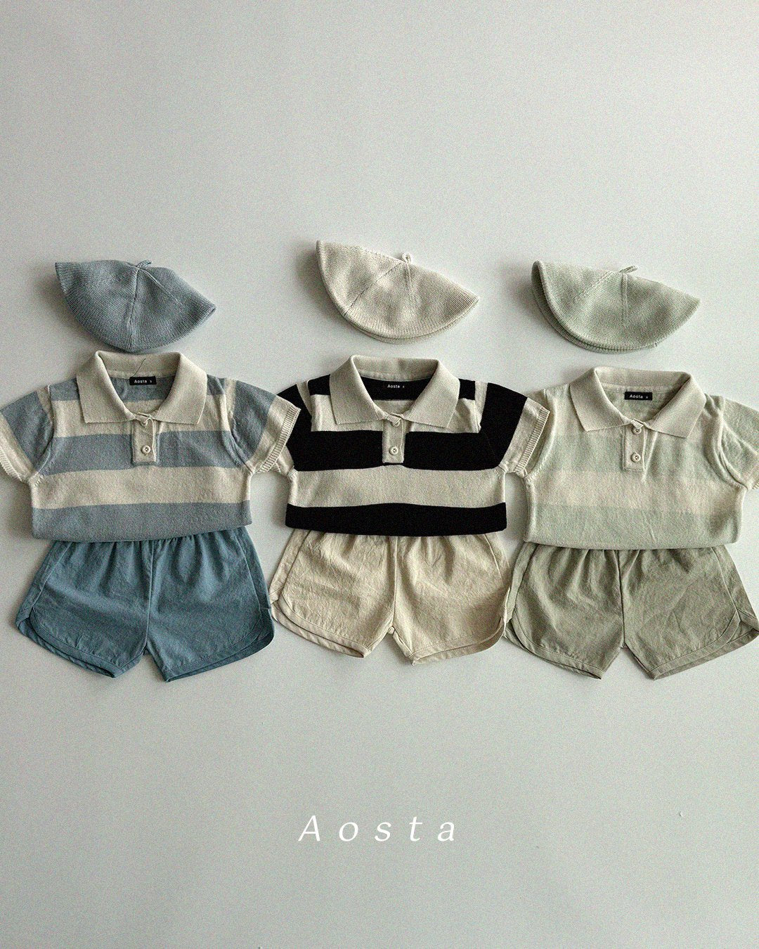 (予約) Aosta / Knit Collar T
