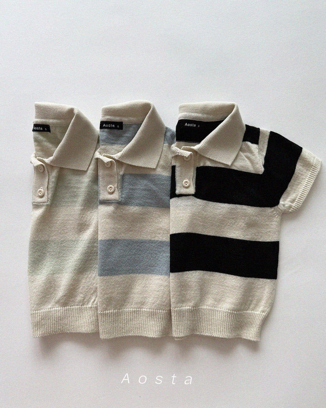 (予約) Aosta / Knit Collar T