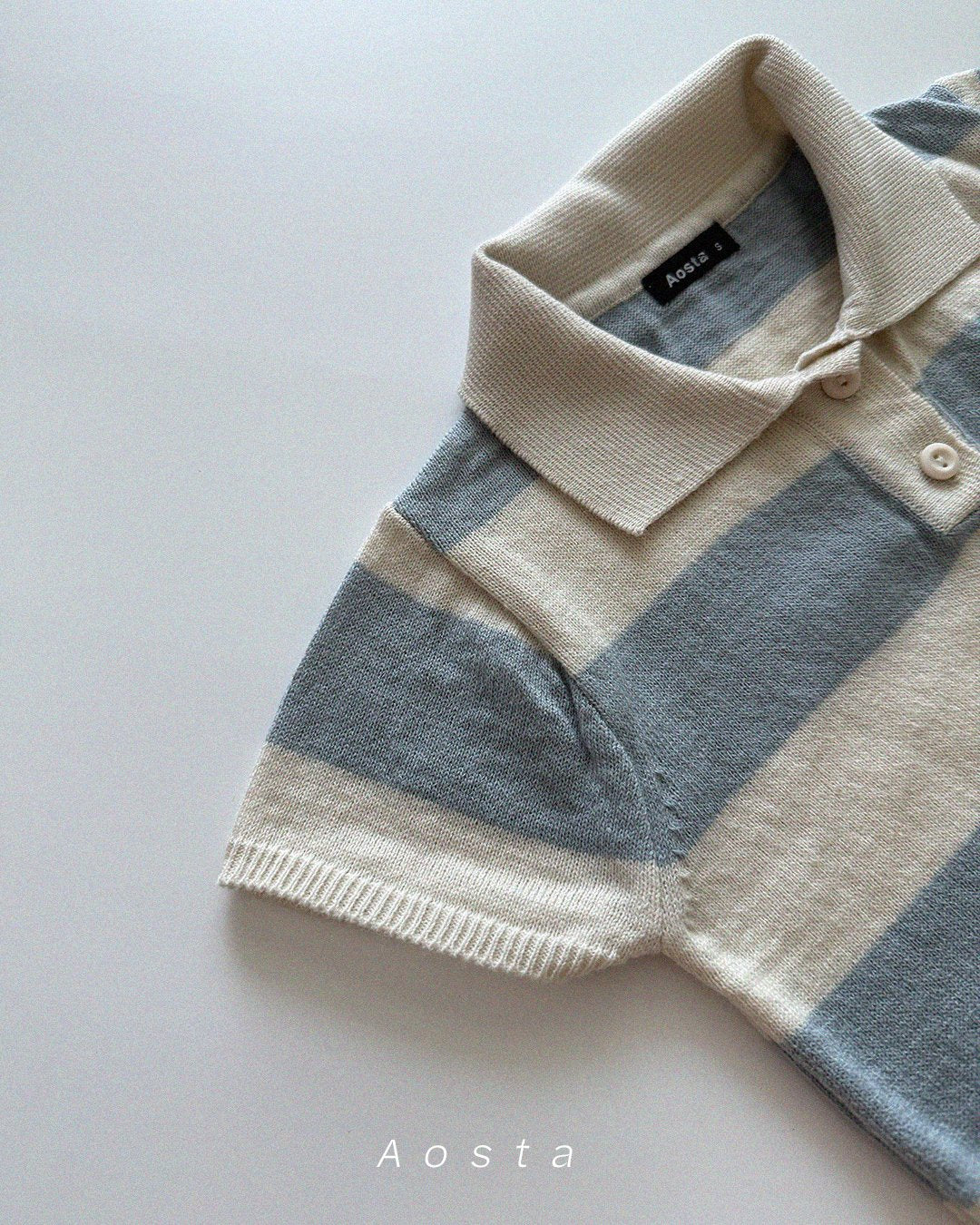 (予約) Aosta / Knit Collar T