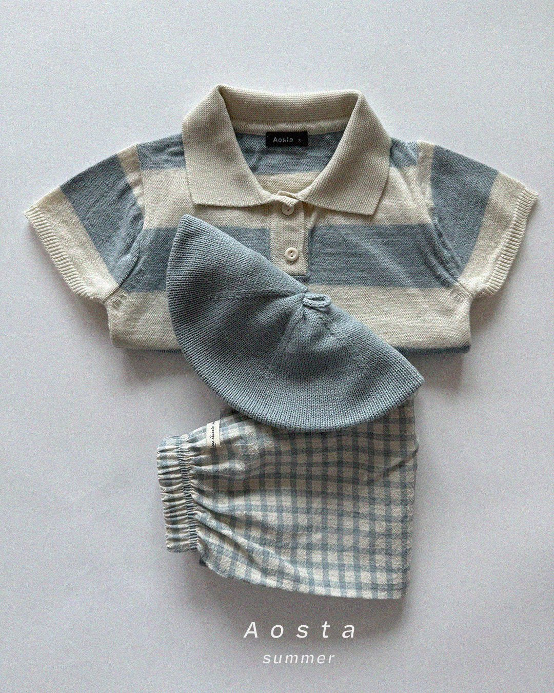 (予約) Aosta / Knit Collar T