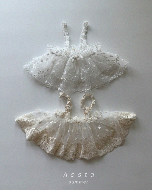 (予約) Aosta / Lace Strap Bustier