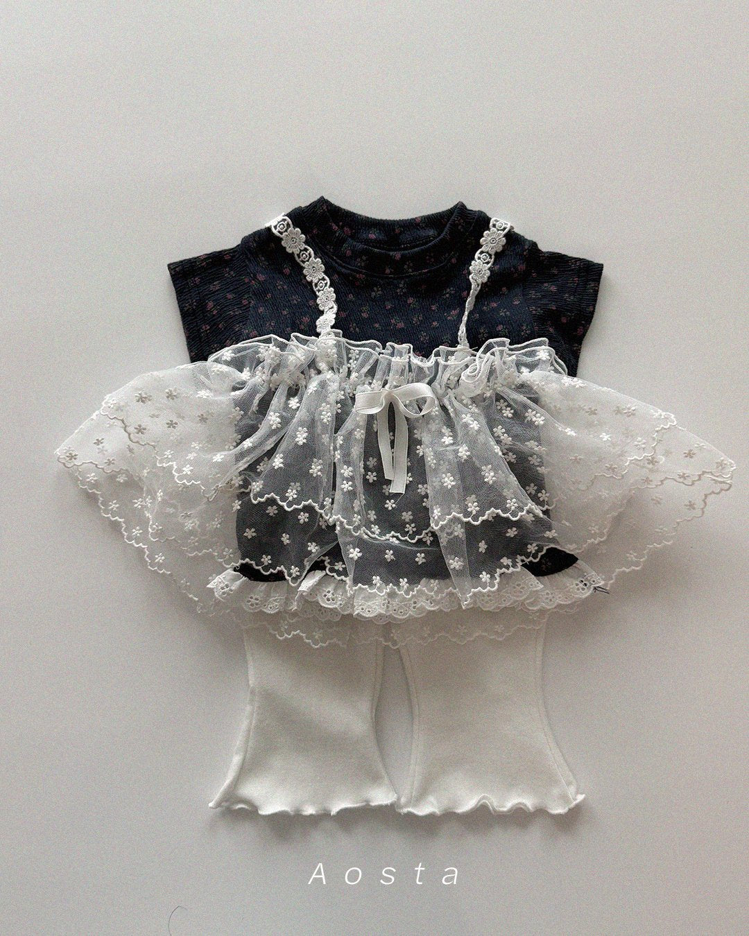 Aosta / Lace Strap Bustier