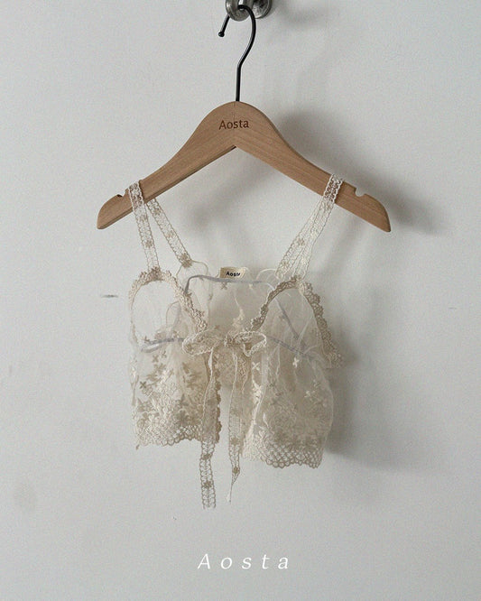 (予約) Aosta / Lace Open Bustier