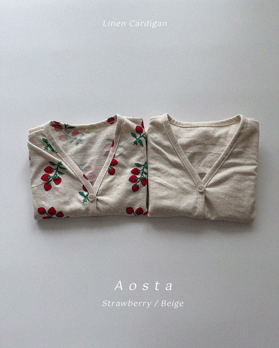 (予約) Aosta / Linen Cardigan