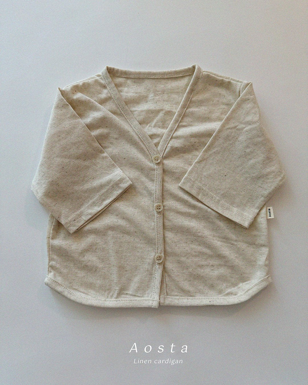 (予約) Aosta / Linen Cardigan