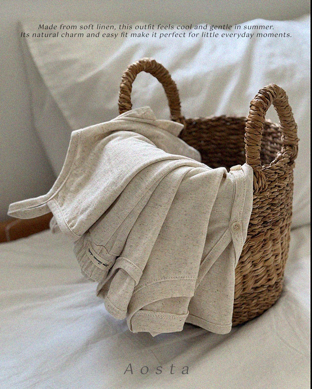 (予約) Aosta / Linen String T