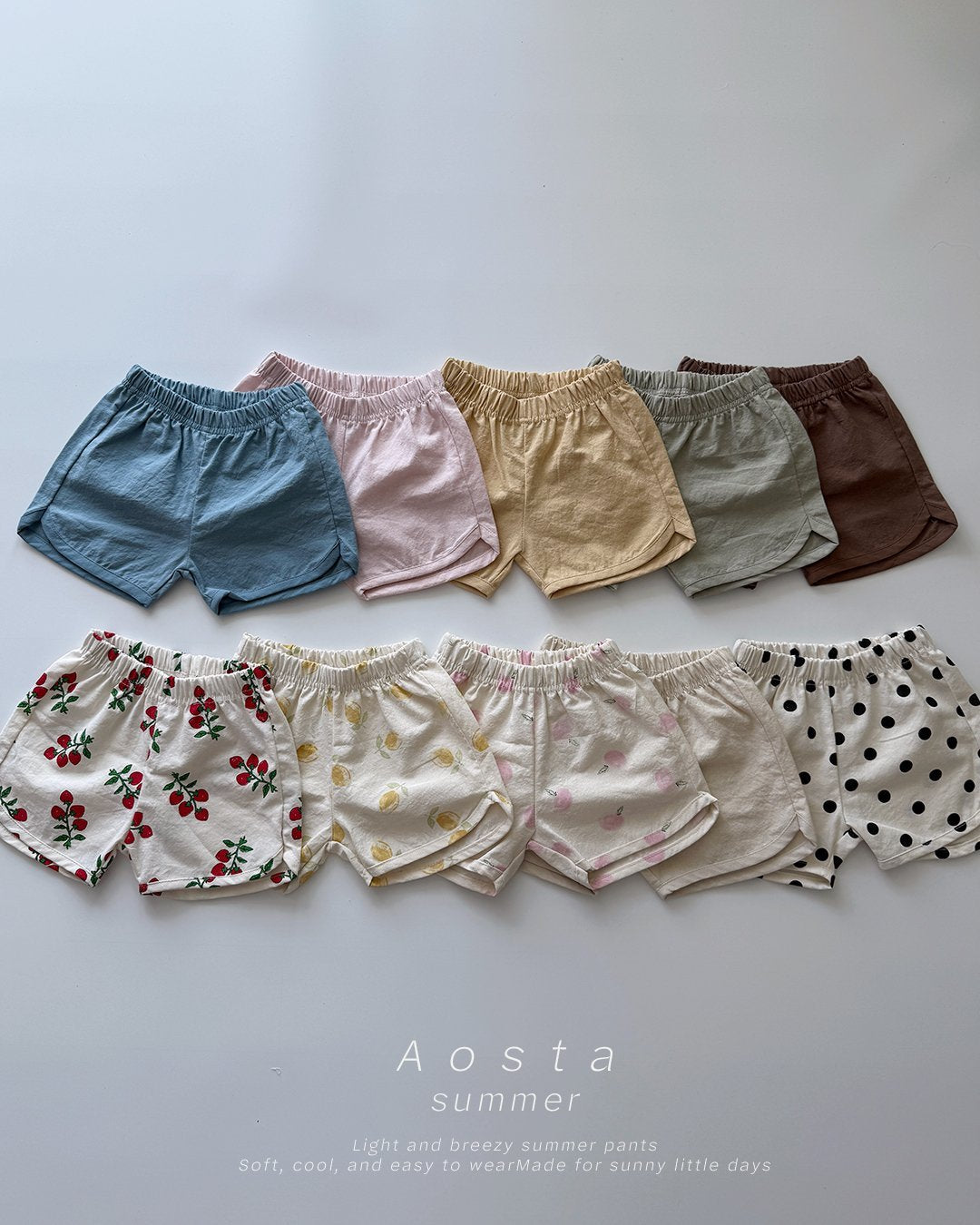 (予約) Aosta / Summer Short Pants