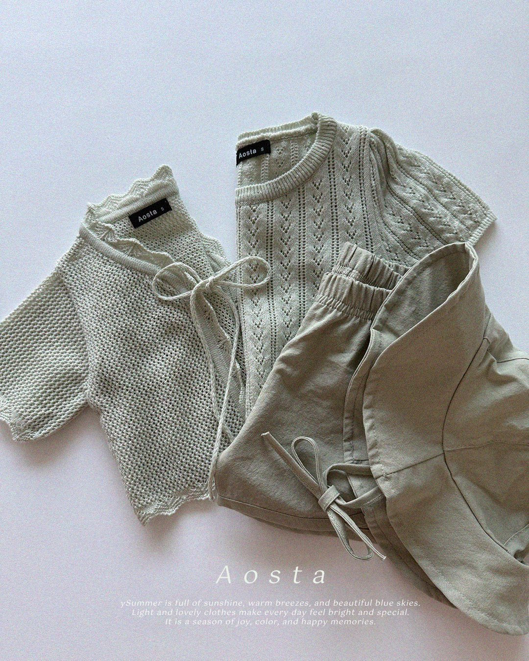 (予約) Aosta / Summer Short Pants