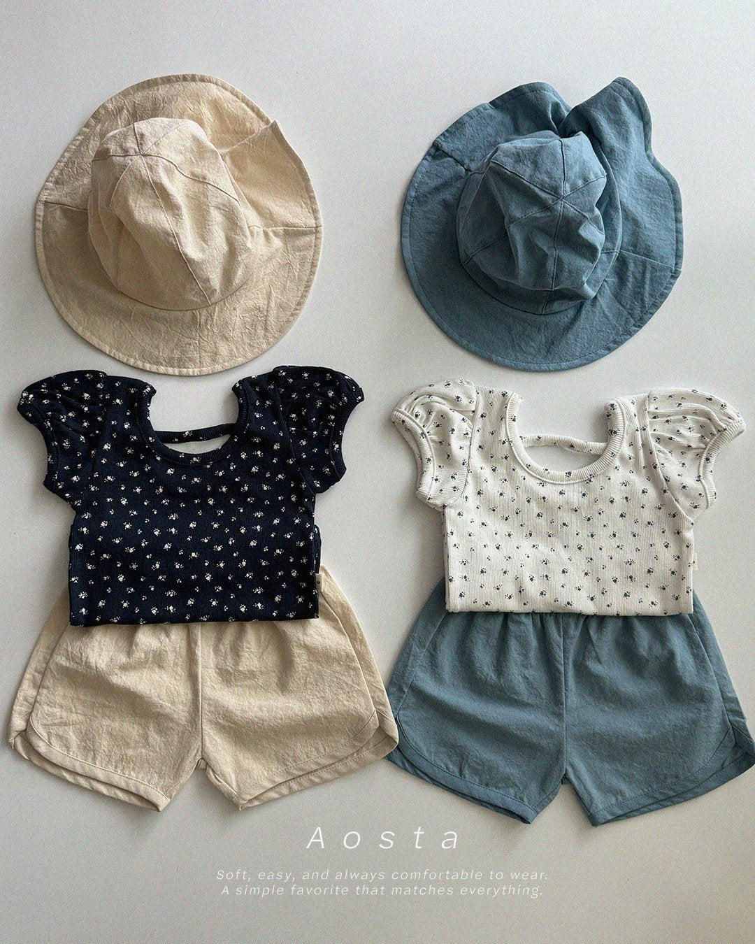 (予約) Aosta / Open Back Puff Blouse