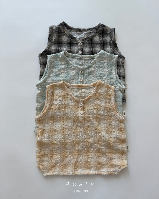 (予約) Aosta / Check Shirt