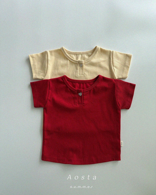 (予約) Aosta  / Heart Button T