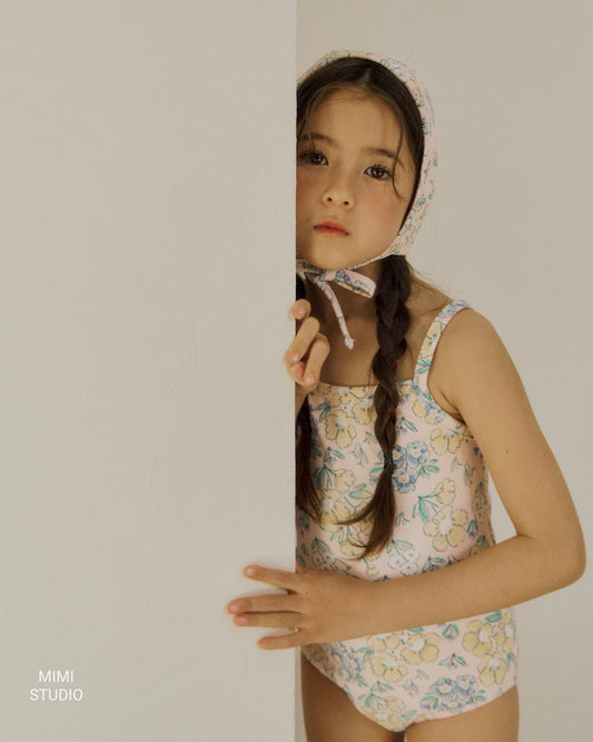 (予約) BY MIMI /  Flower Swimsuit