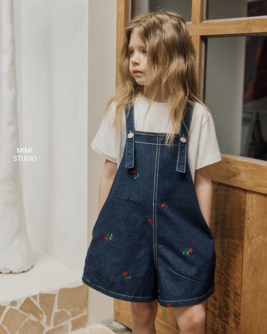 (予約) BY MIMI / Embroidered Suspenders