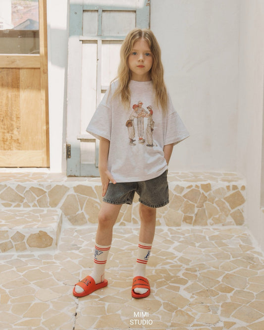 (予約) BY MIMI / Snow Denim Pants