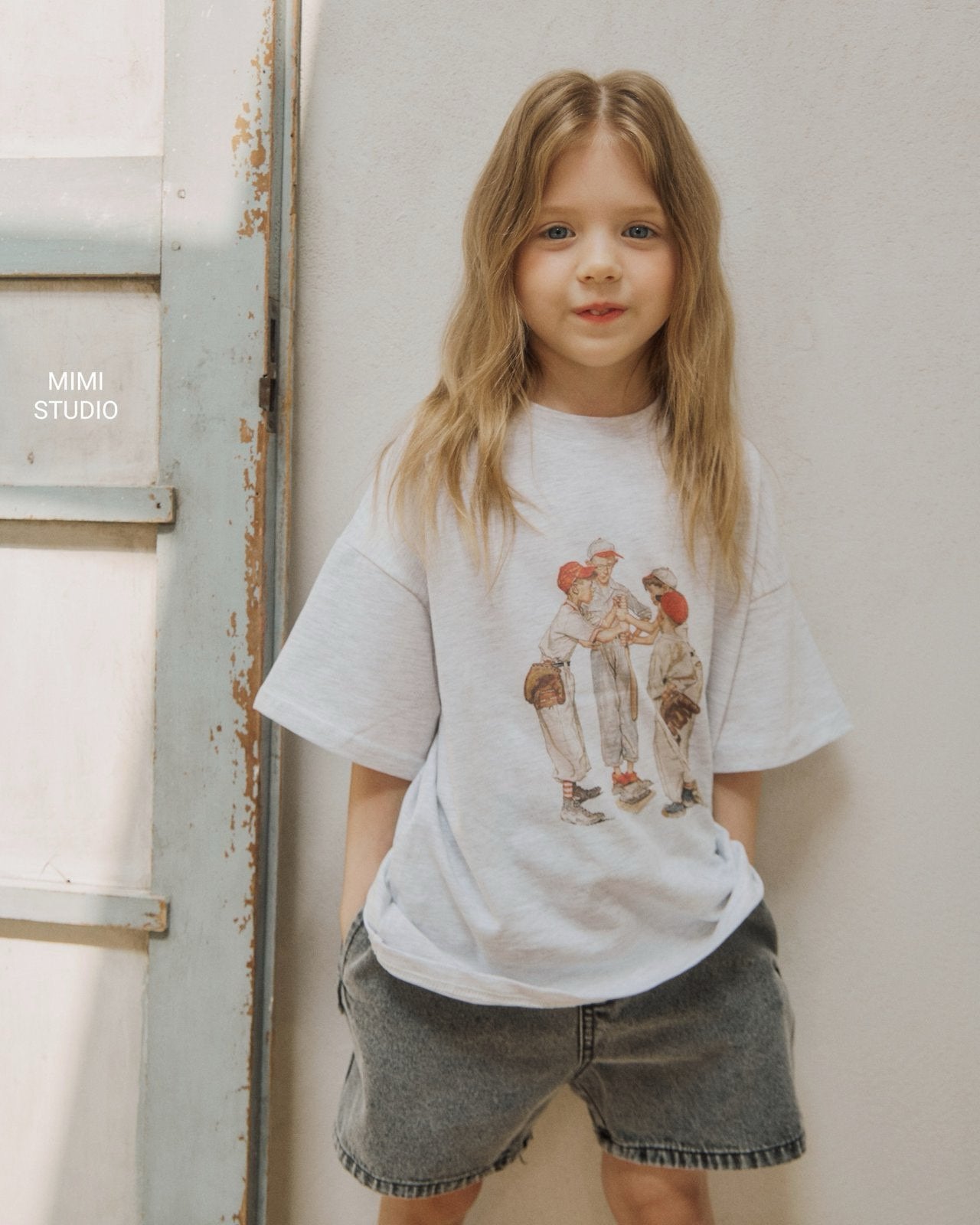 (予約) BY MIMI / Baseball Team T-shirt