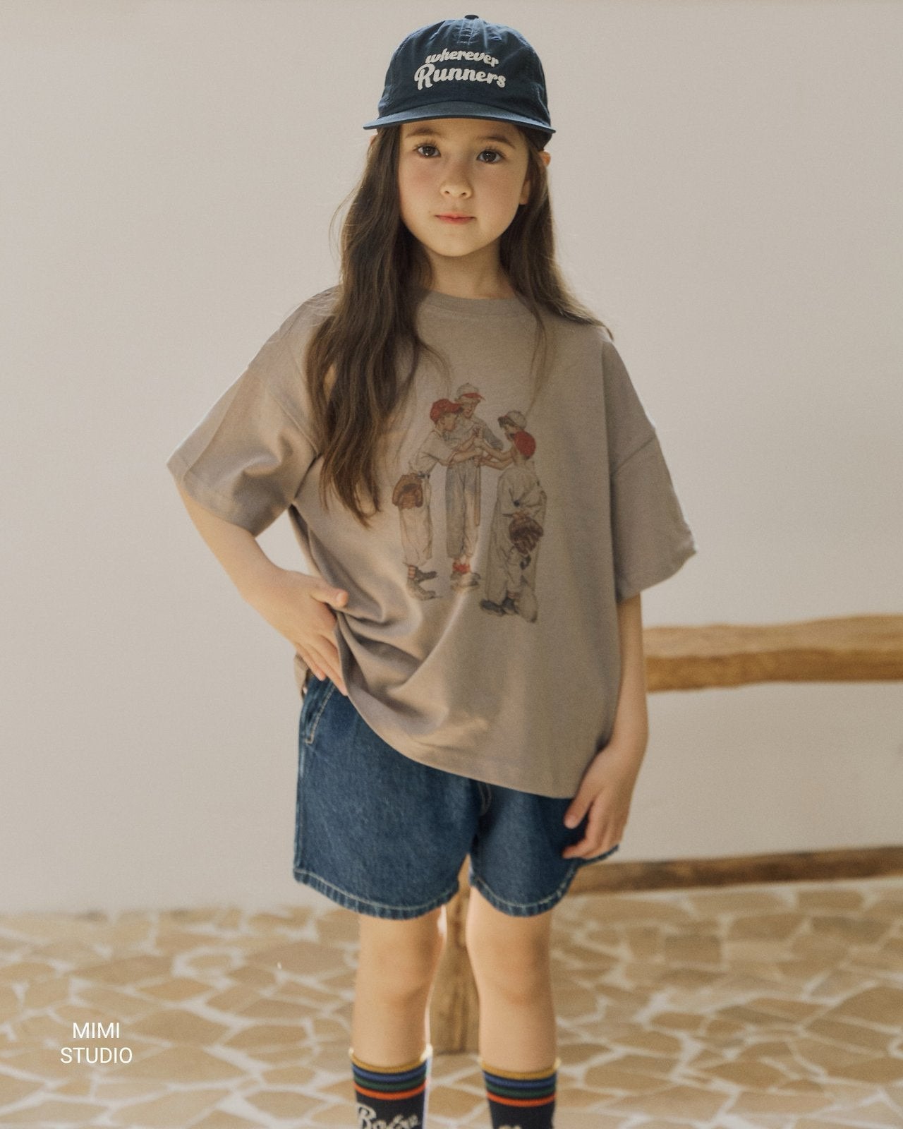 (予約) BY MIMI / Baseball Team T-shirt