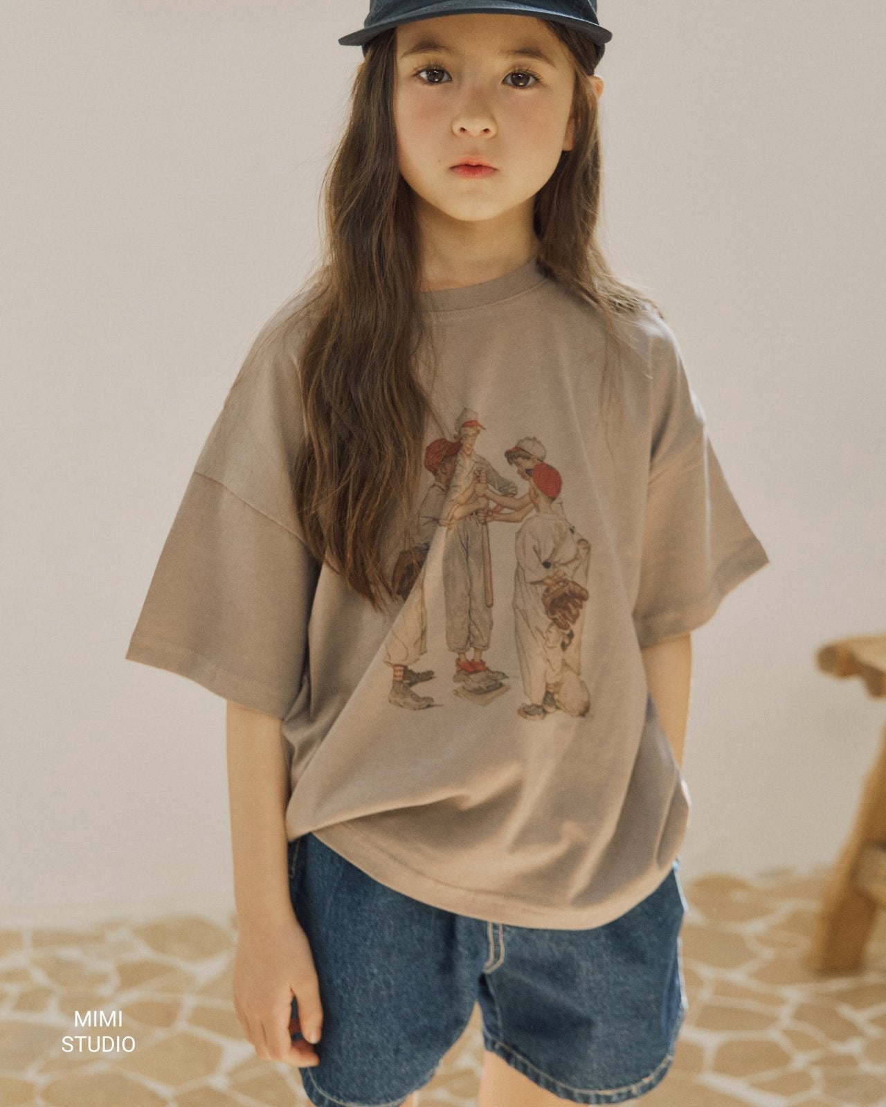 (予約) BY MIMI / Baseball Team T-shirt