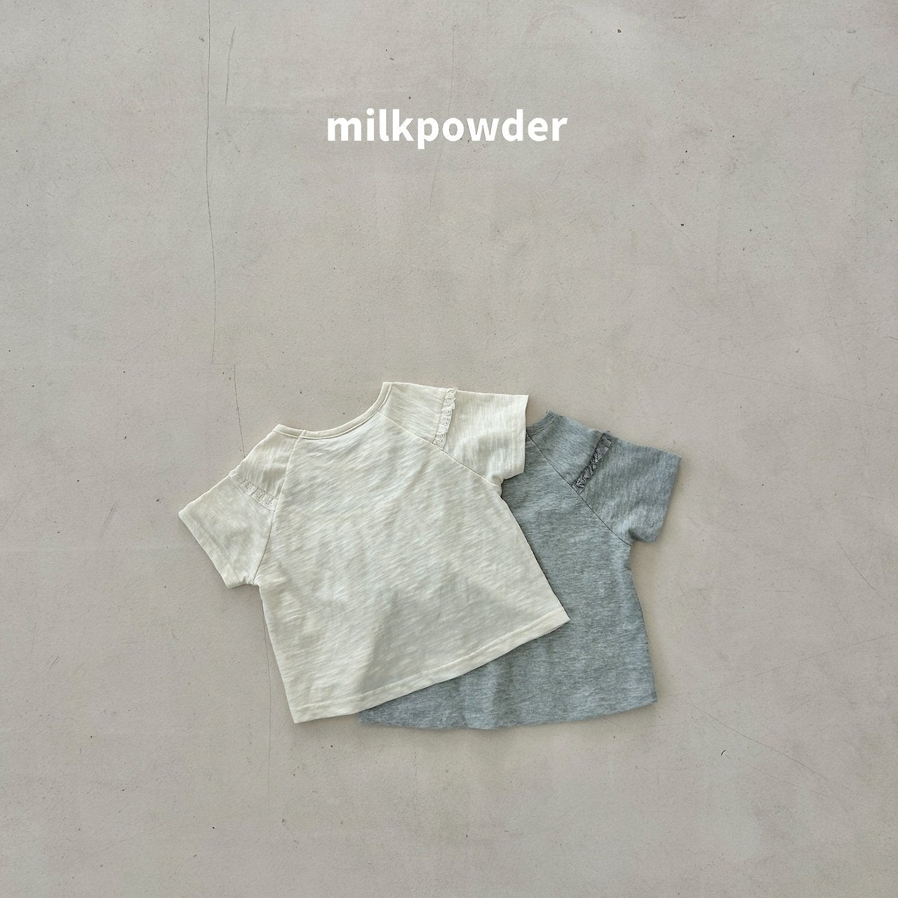 (取り寄せ) milk powder  /  Slub Tee