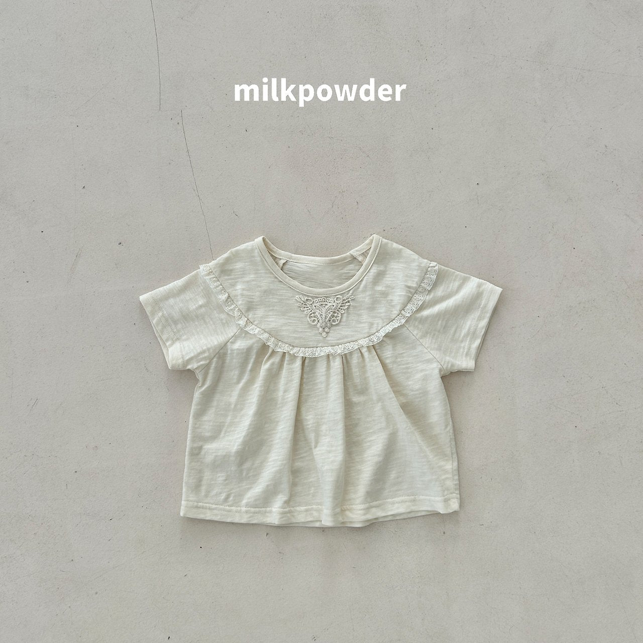 (取り寄せ) milk powder  /  Slub Tee