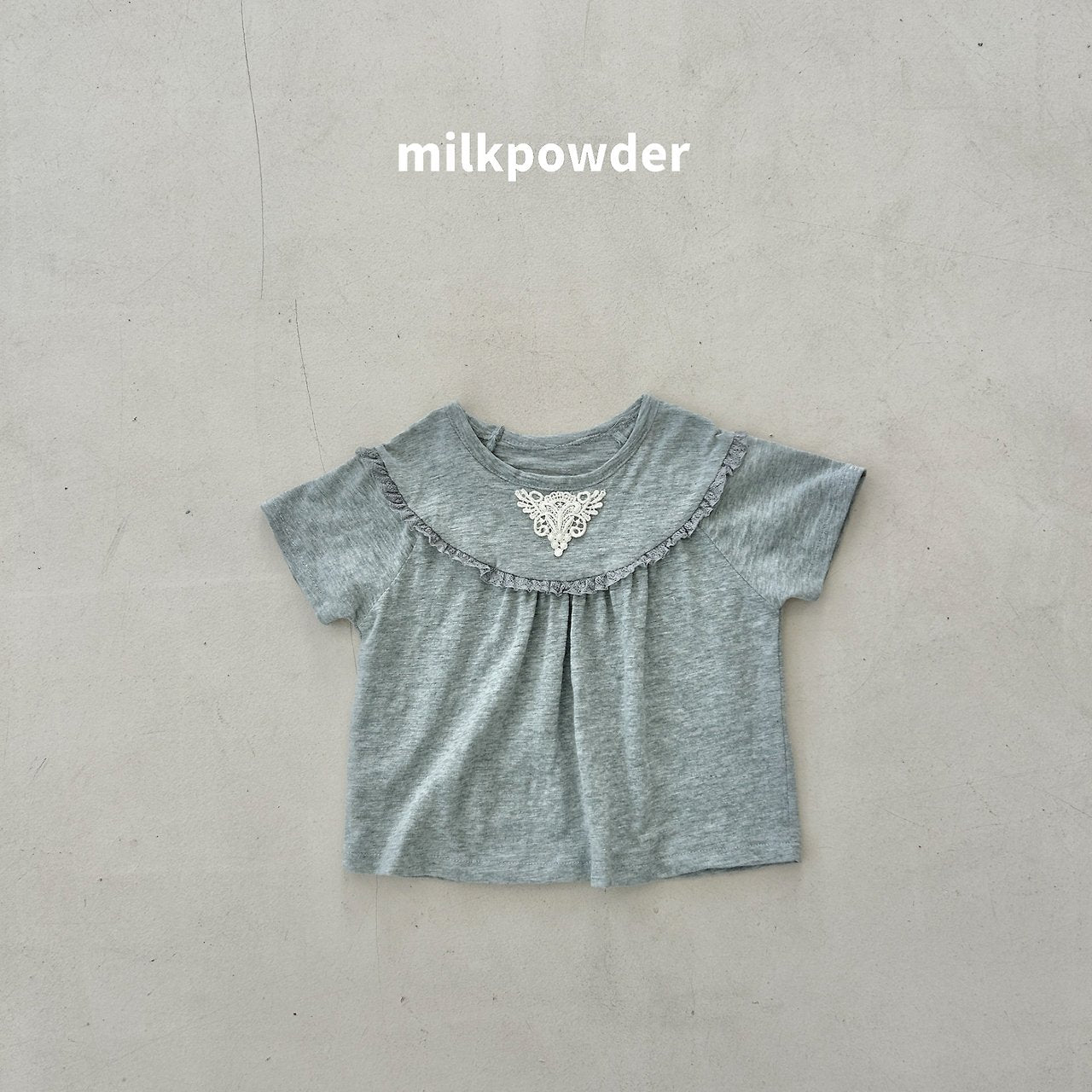 (取り寄せ) milk powder  /  Slub Tee