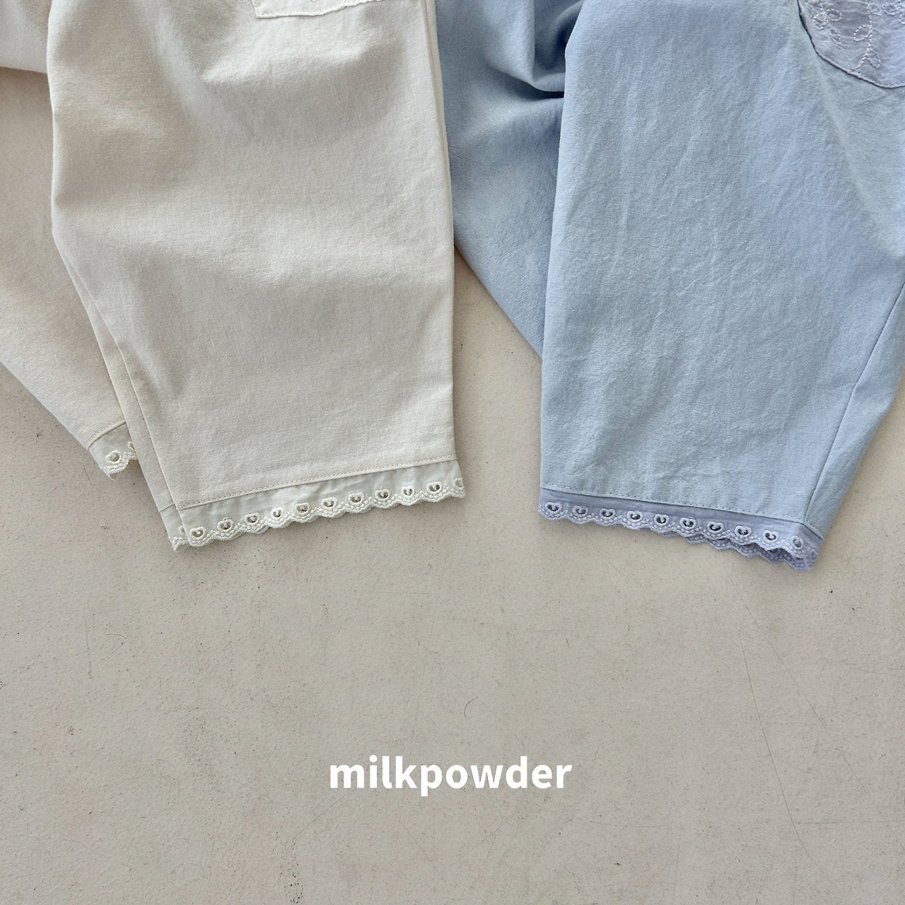 milk powder  /  Eggplant Pants