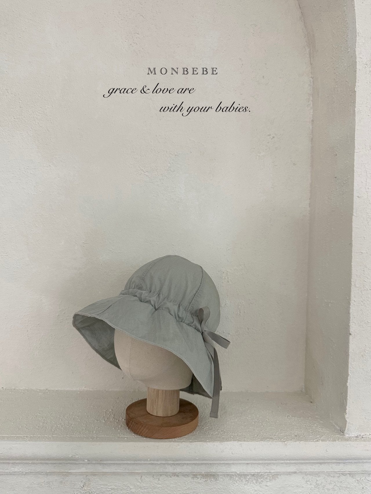 (予約) monbebe  / Brownie Bucket Hat