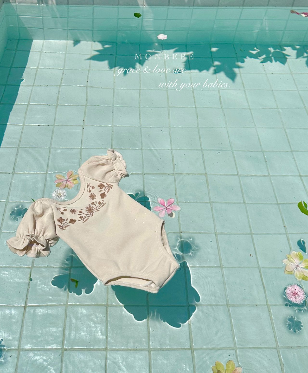 (予約) monbebe  / Daisy Swimwear