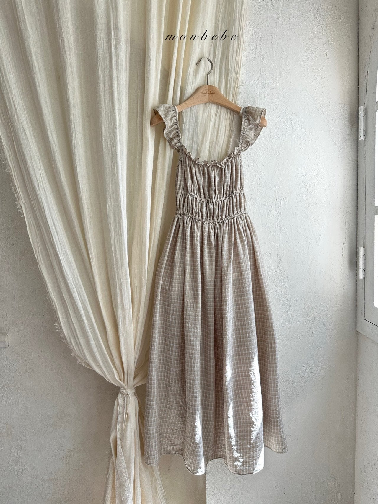 (予約) monbebe  /  Maple Check Dress (Adult)