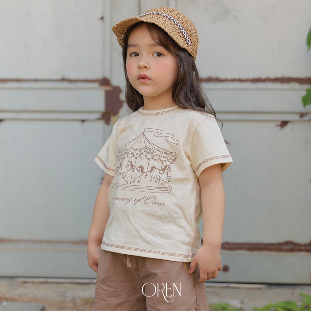 (予約) OREN / Dreaming Carousel T-shirt