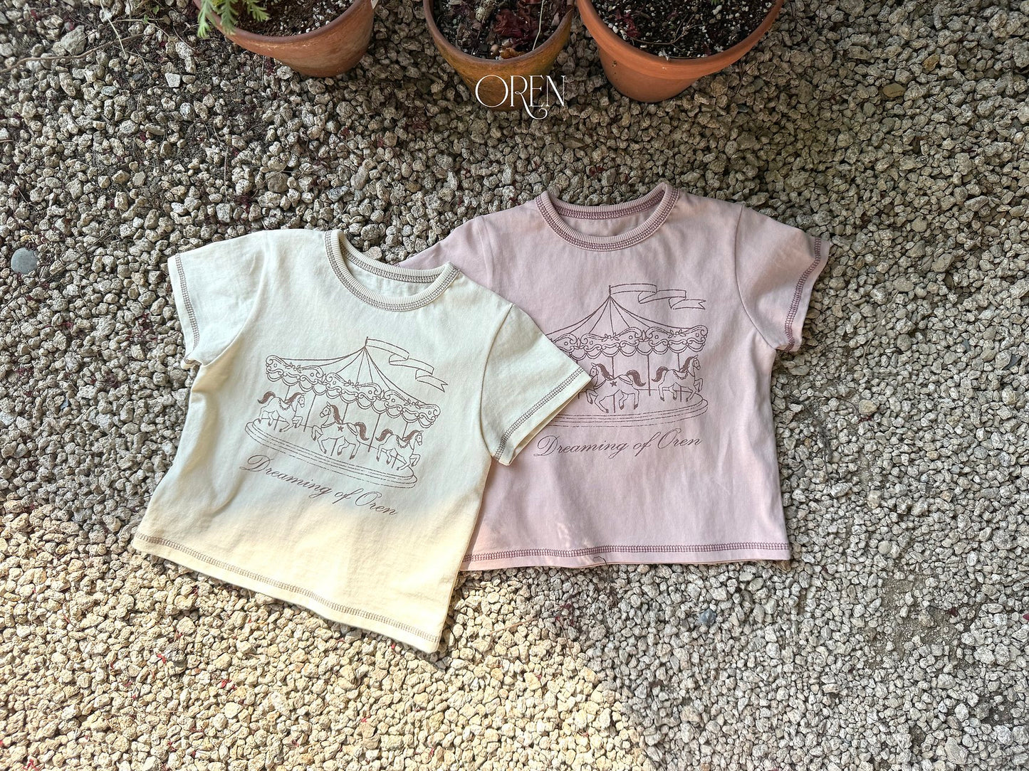 (予約) OREN / Dreaming Carousel T-shirt