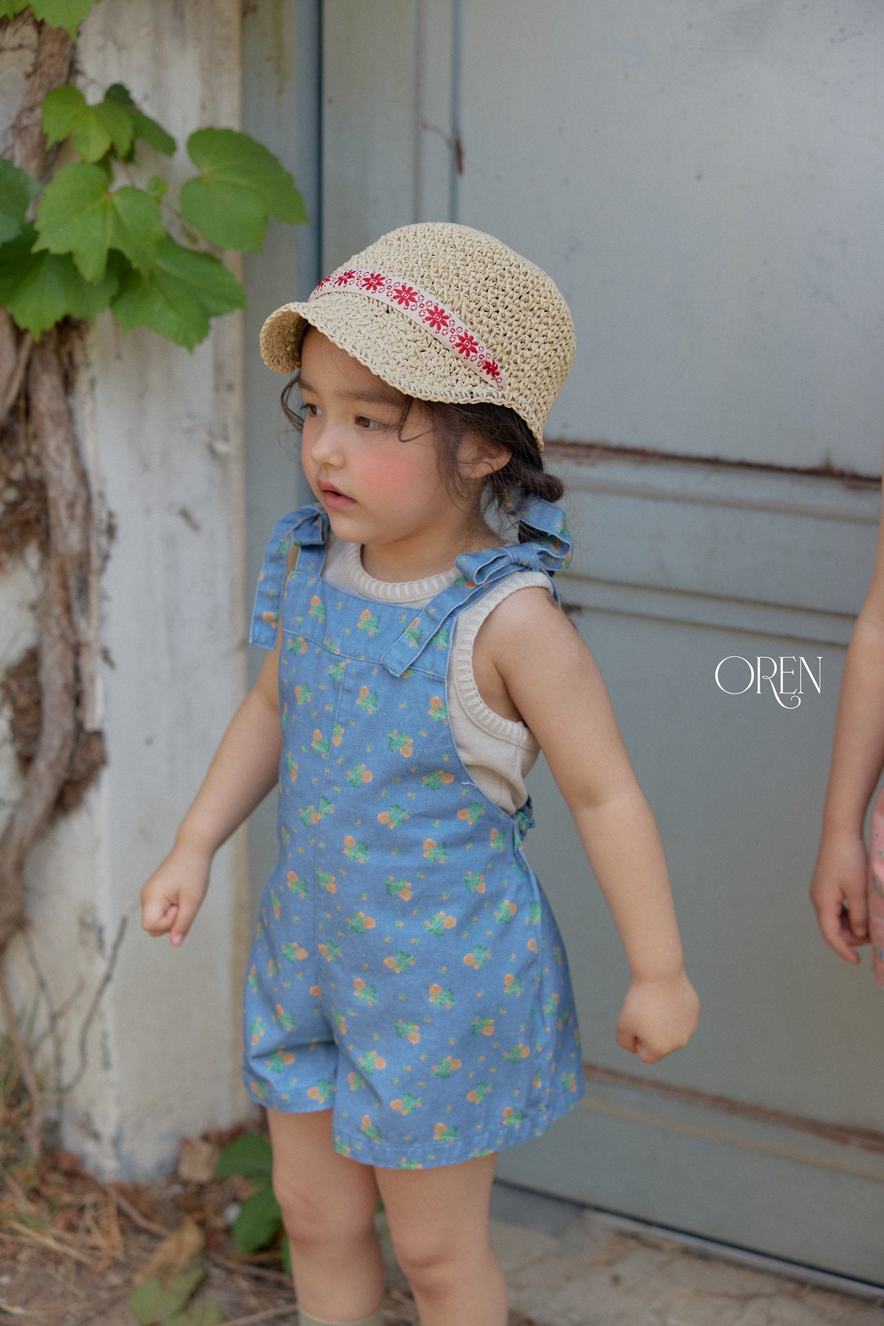 (予約) OREN /  Camellia Jumper Overalls