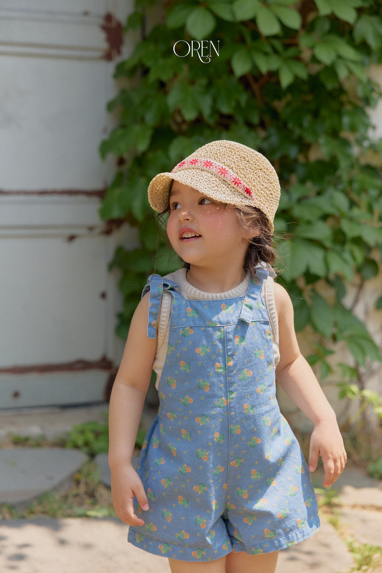 (予約) OREN /  Camellia Jumper Overalls