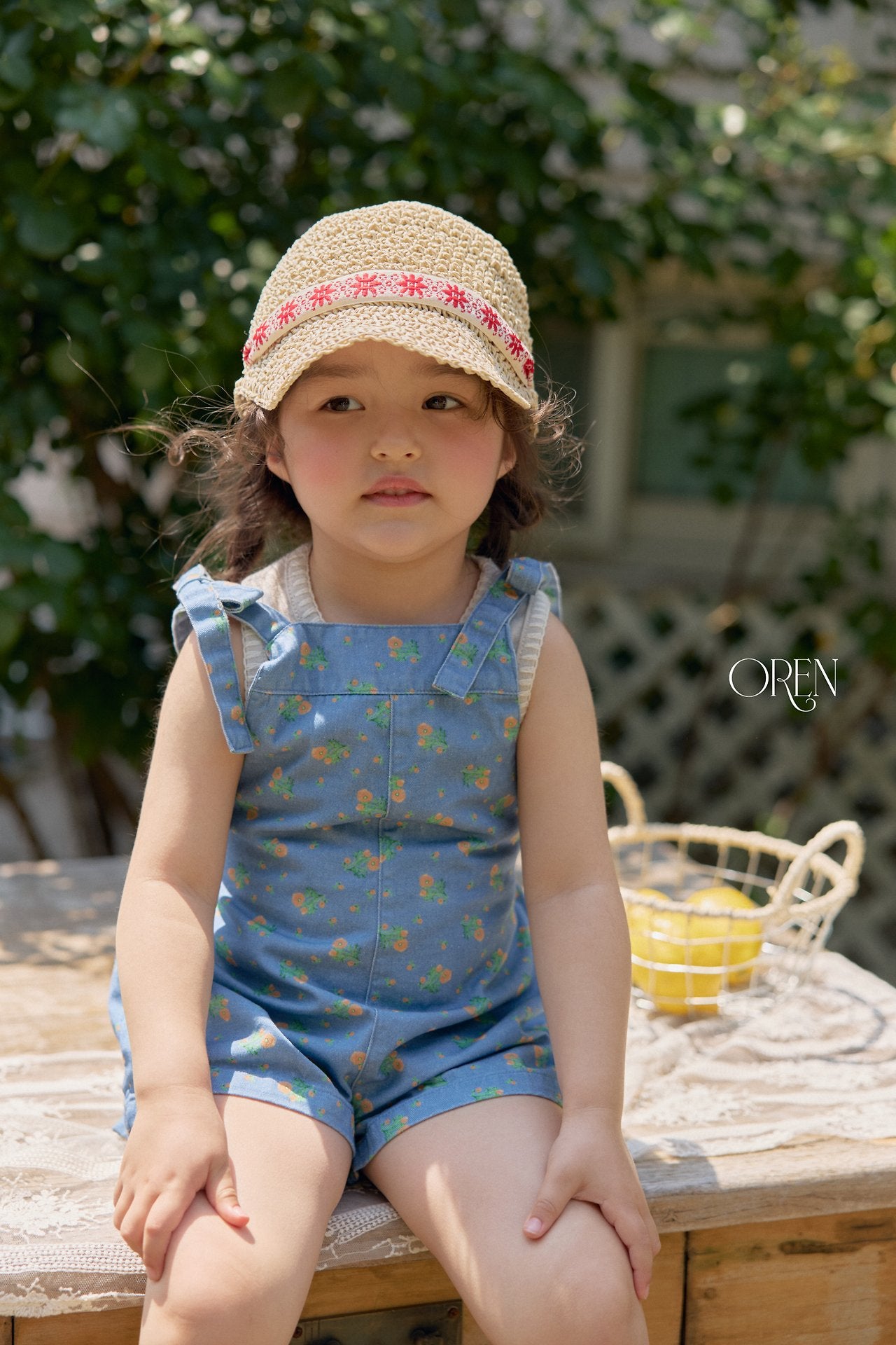 (予約) OREN /  Camellia Jumper Overalls
