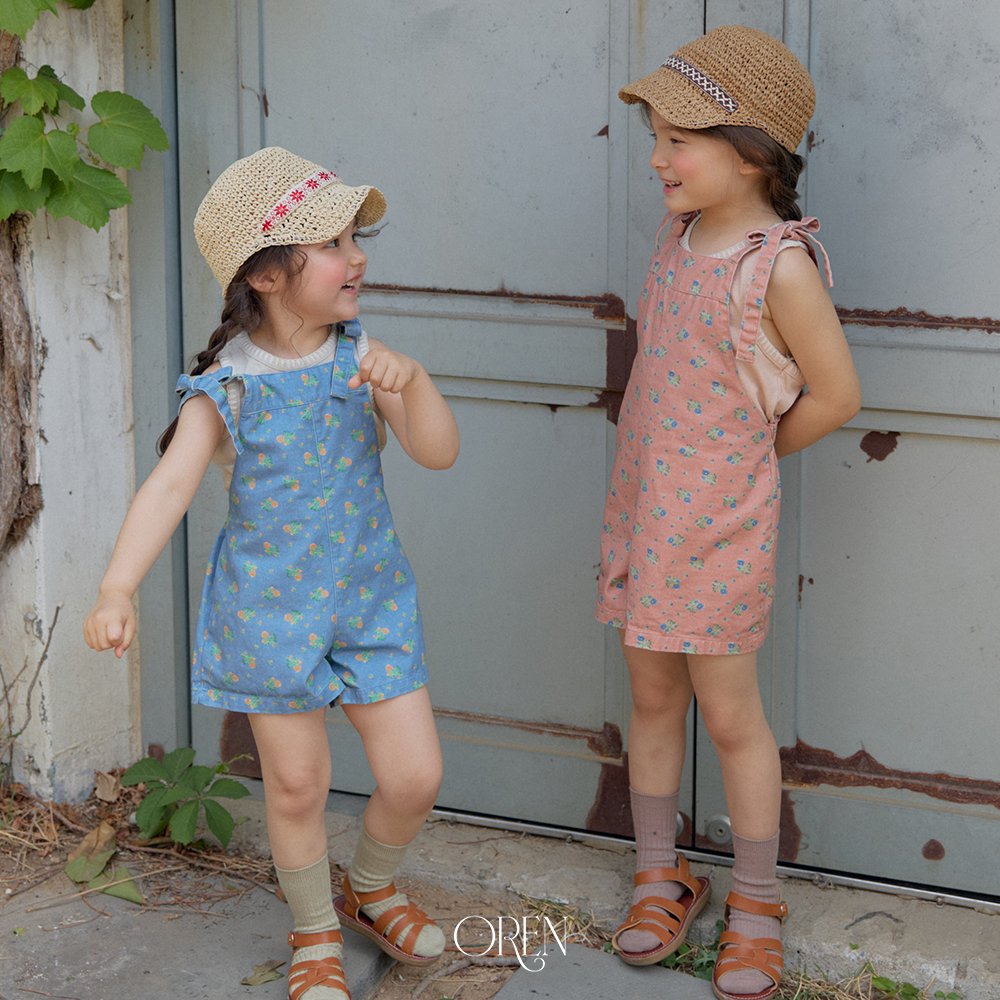 (予約) OREN /  Camellia Jumper Overalls