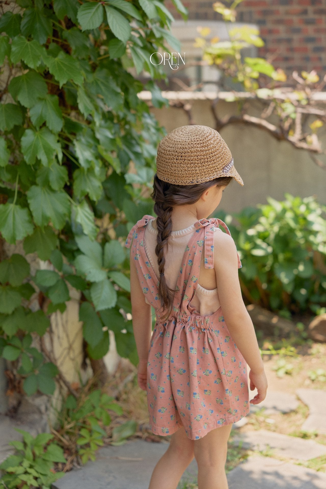 (予約) OREN /  Camellia Jumper Overalls