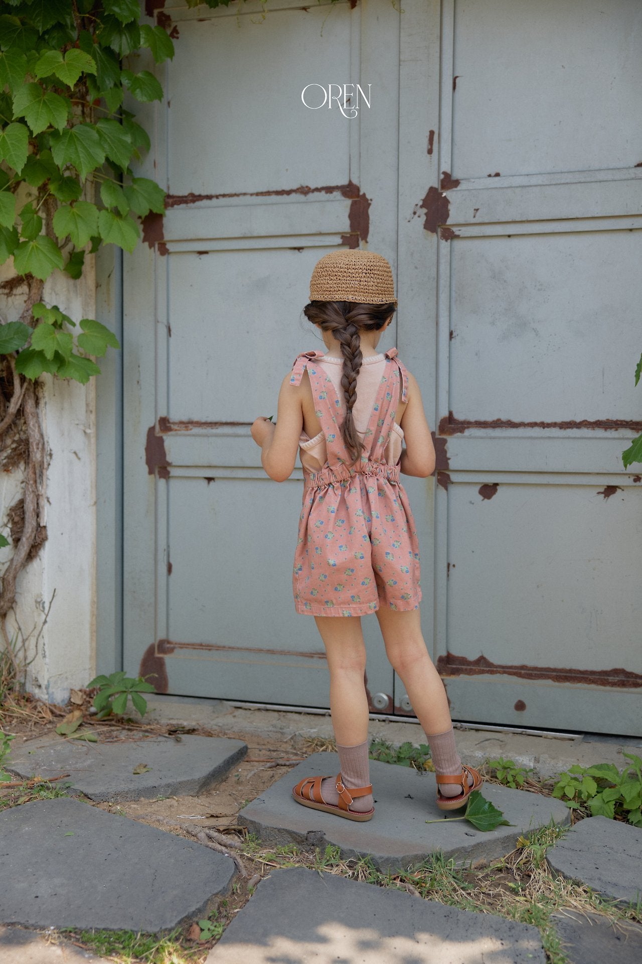 (予約) OREN /  Camellia Jumper Overalls