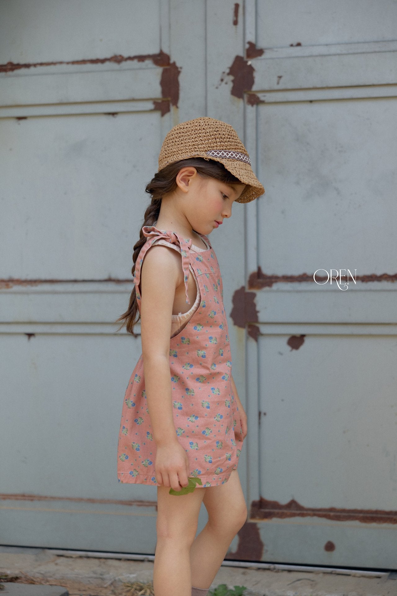 (予約) OREN /  Camellia Jumper Overalls
