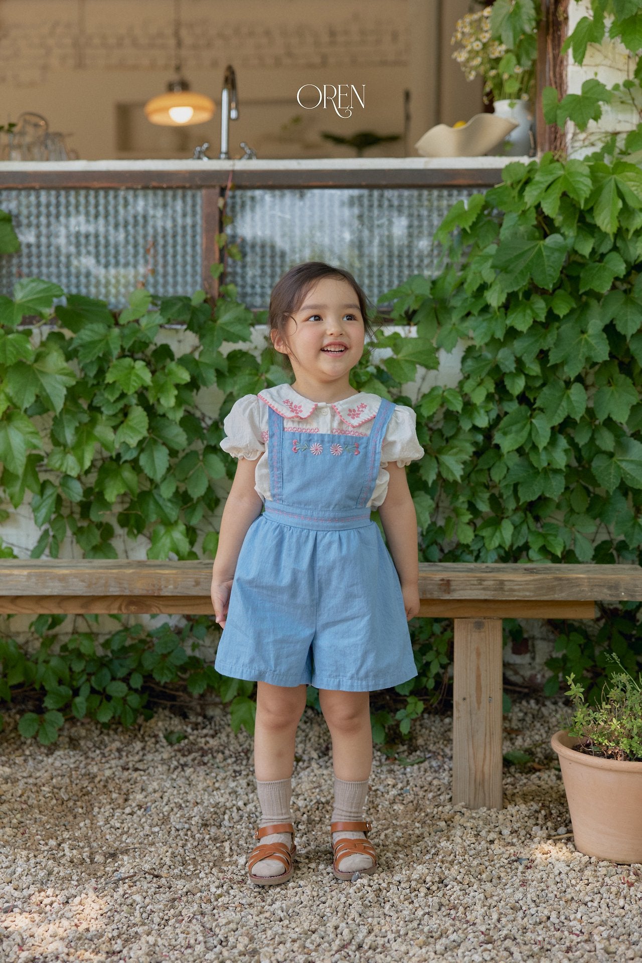 (予約) OREN / Soleil Denim Overalls