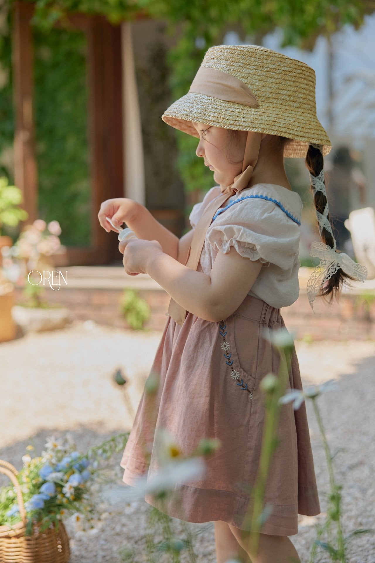 (予約) OREN /  Serene Smoke Blouse
