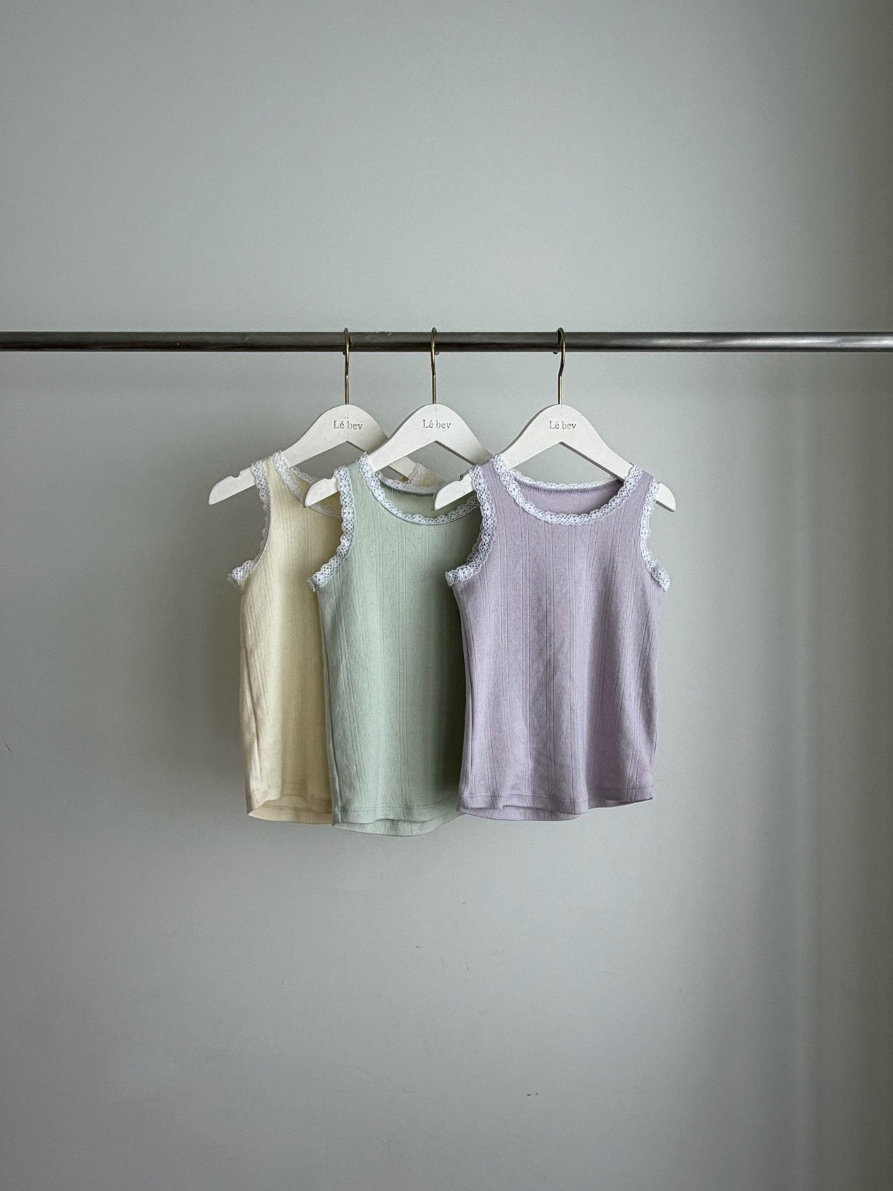 (予約) Lebev / Bailey Lace Sleeveless T-shirt