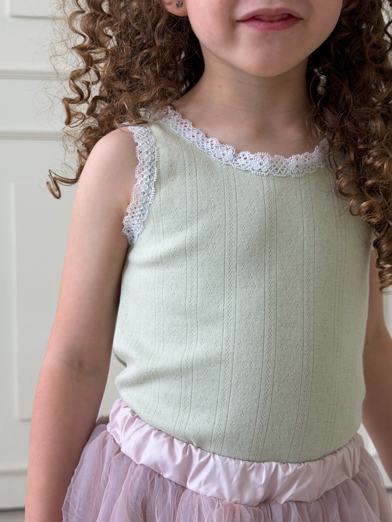 (予約) Lebev / Bailey Lace Sleeveless T-shirt