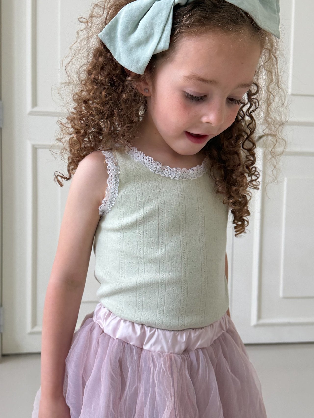 (予約) Lebev / Bailey Lace Sleeveless T-shirt