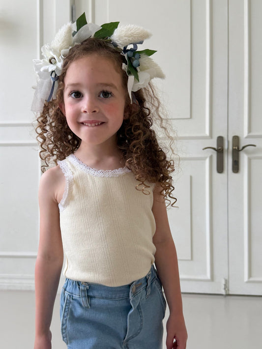 (予約) Lebev / Bailey Lace Sleeveless T-shirt