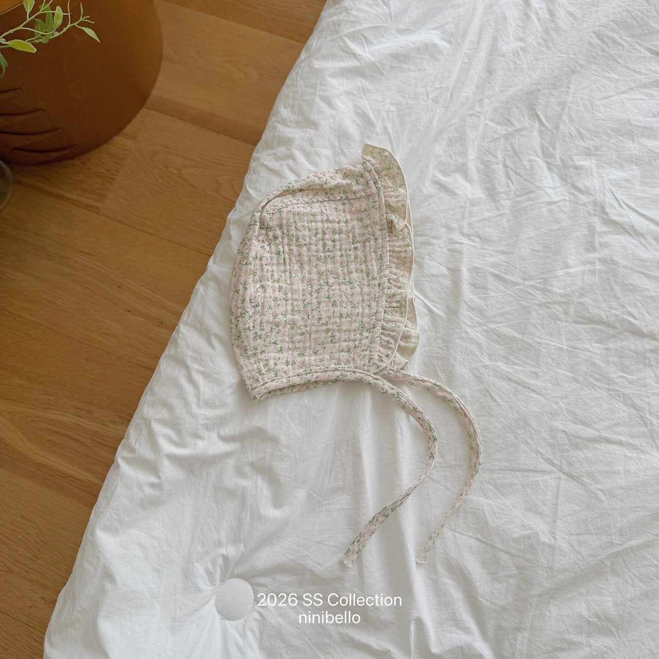 (予約) ninibello  / Kong Kong Frill Bonnet