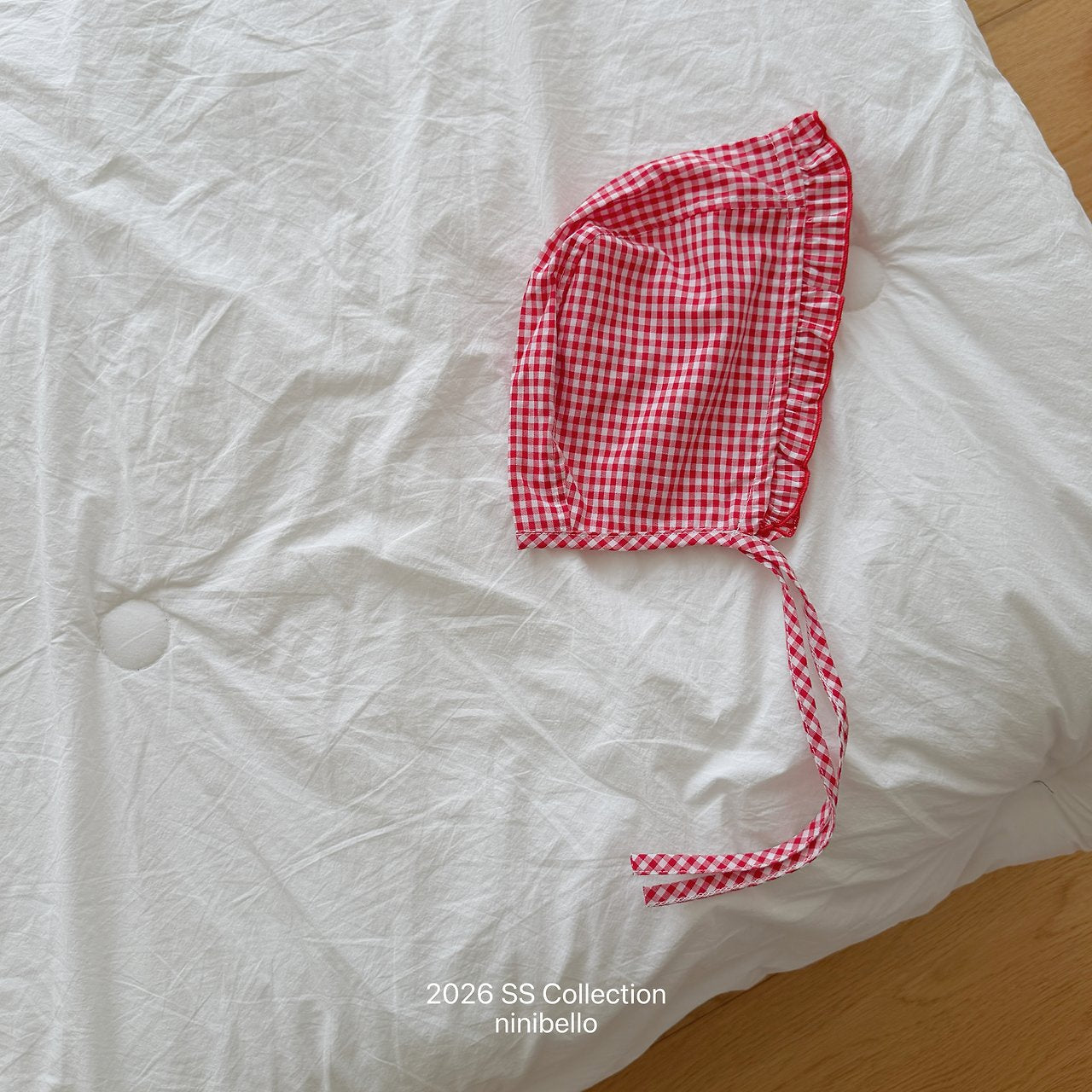 (予約) ninibello  / Kong Kong Frill Bonnet