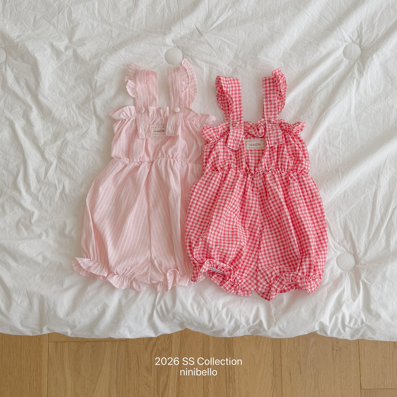 (予約) ninibello  / Picnic Overall Suit