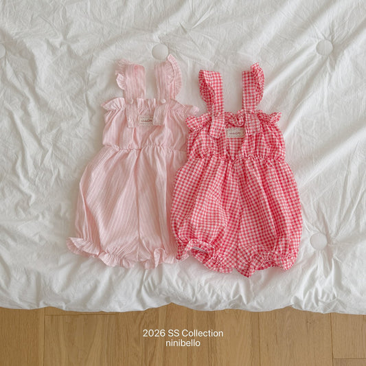 (予約) ninibello  / Picnic Overall Suit