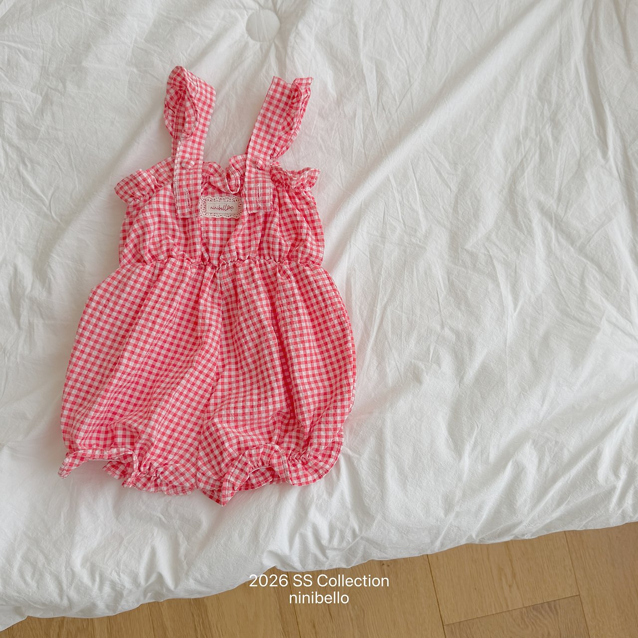 (予約) ninibello  / Picnic Overall Suit