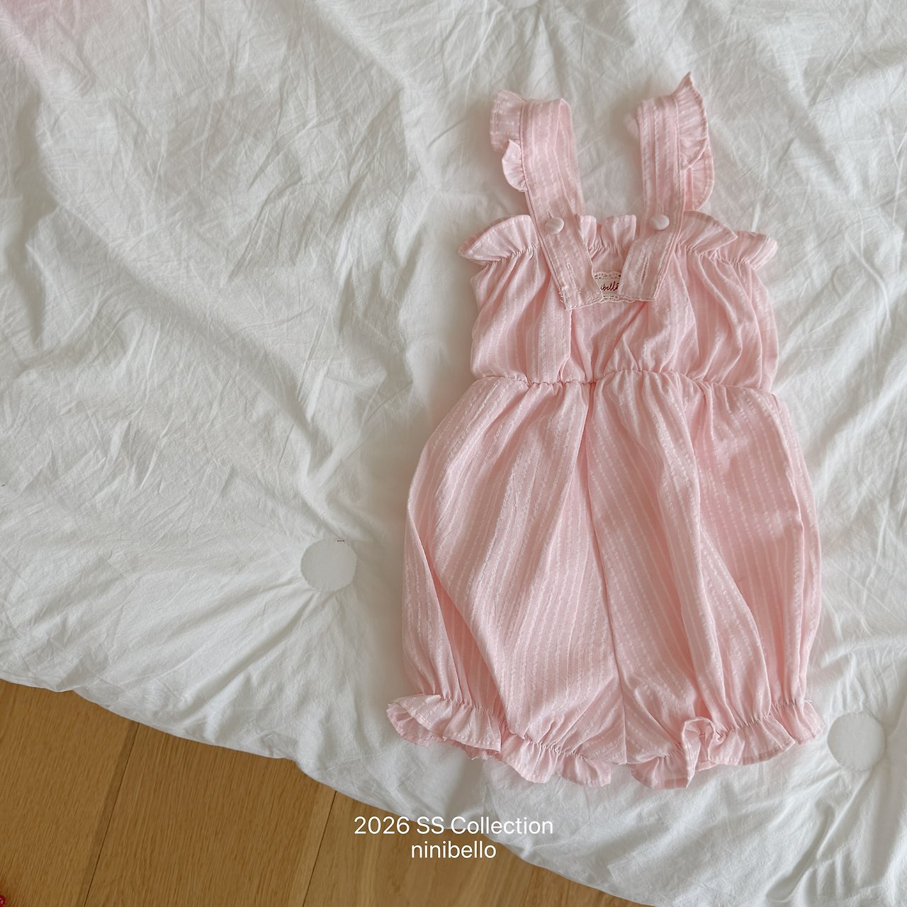 (予約) ninibello  / Picnic Overall Suit